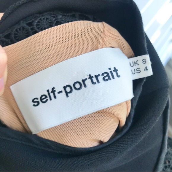 Self-Portrait Laced-Up Tiered Dress - Picture 10 of 12